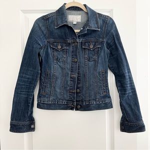 Classic Dark Wash Denim Jacket